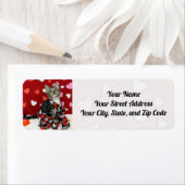 Bandit's Love – 猫/子猫住所 シール (インサイチュ)