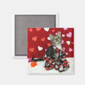 Bandit's Love - Cat /バレンタイン用の子猫マグネット マグネット (正面/裏面)