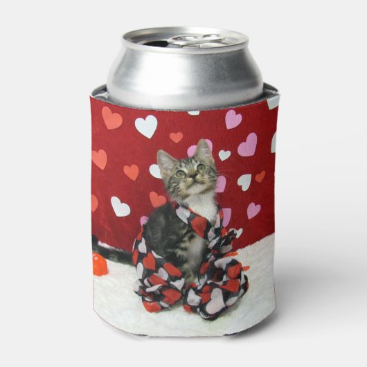 Bandit's Love - Cat / Kittenクーラーボックス 缶クーラー (缶正面)