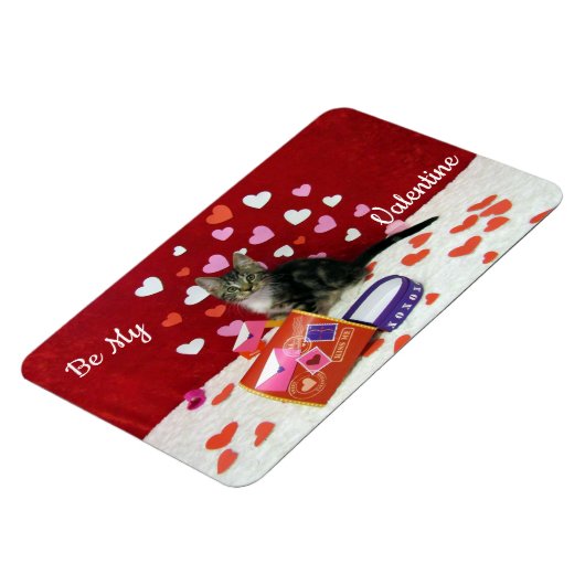 Bandit's Valentine's Magnet (Cat/Kitten) マグネット (左側)