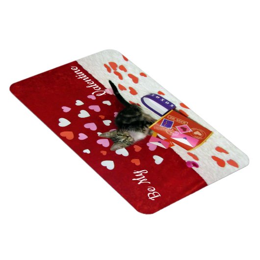 Bandit's Valentine's Magnet (Cat/Kitten) マグネット (右側)