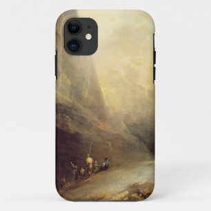 Banditti、c.1780 (cの山の景色の油 iPhone 11 ケース