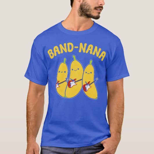 Bandnana Guitarist funny Tシャツ (正面)