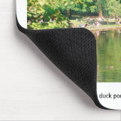 Bandstand & Duck pond, Stephens Green Dublin マウスパッド (コーナー)