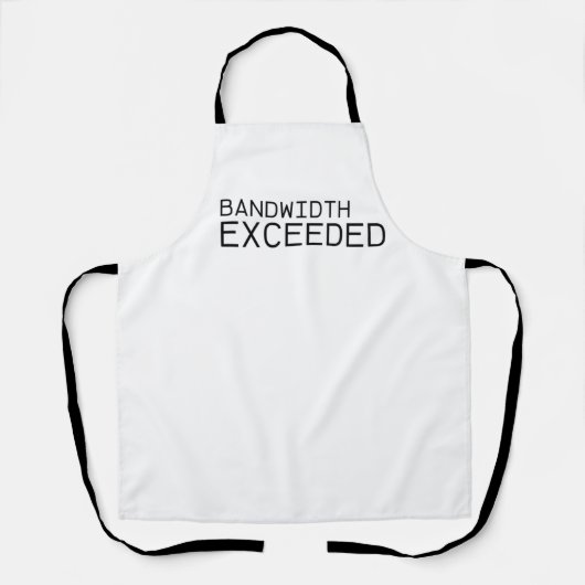 Bandwidth Exceeded | Heavy-Duty Work Apron エプロン (正面)
