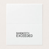 Bandwidth Exceeded | Professional Thank You Note  (外部フラット)