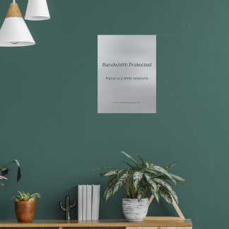 BANDWIDTH PROTECTED ポスター