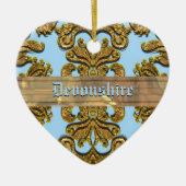 Bandwright Gigiのビクトリア時代の人のダマスク織 セラミックオーナメント (正面)