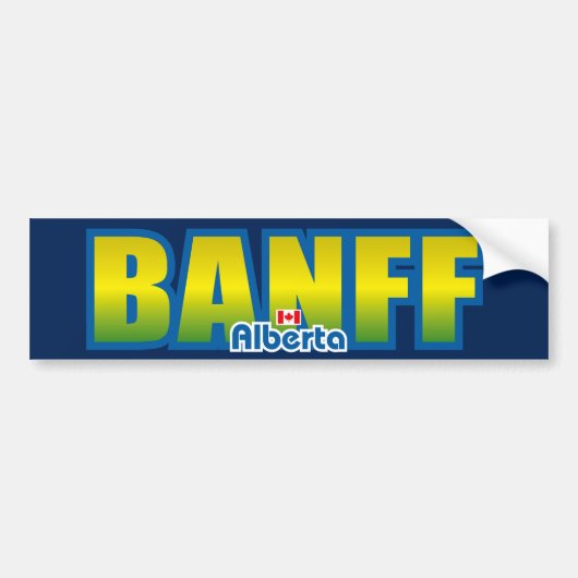 Banffのバンパー バンパーステッカー (正面)