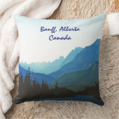 Banffの碧玉の青 クッション (ブランケット)