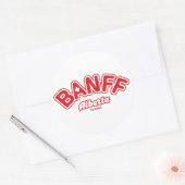 Banffの葉 ラウンドシール (封筒)