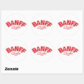 Banffの葉 ラウンドシール (シート)