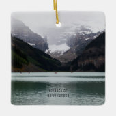 Banffカナダのクリスマスのオーナメント セラミックオーナメント (正面)