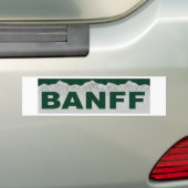 Banff、アルバータ バンパーステッカー (車上)