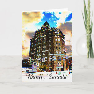 Banff、カナダの挨拶状 カード