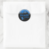 Banff Albertaカナダのブルースノーボードシール ラウンドシール (バッグ)