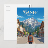 BANFF CANADA ポストカード (正面/裏面)