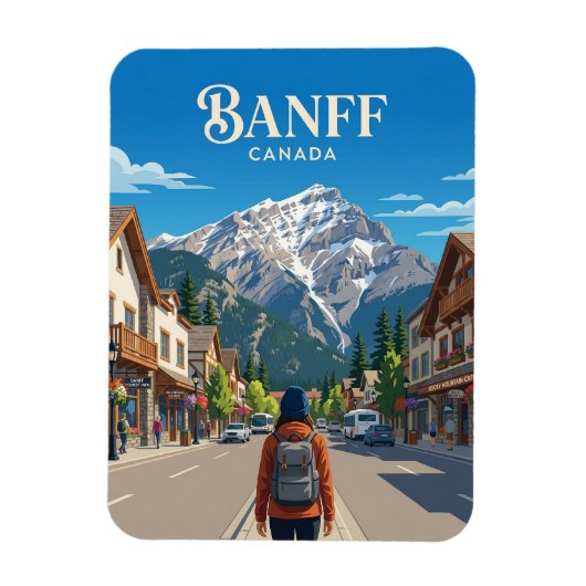 BANFF CANADA マグネット (縦)