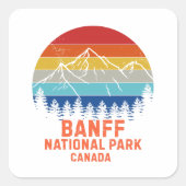 Banff National Park スクエアシール (正面)