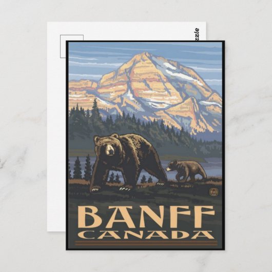 Banff National Park ポストカード (正面/裏面)