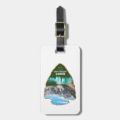 Banff National Park Alberta Arrowhead ラゲッジタグ (正面縦)