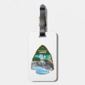 Banff National Park Alberta Arrowhead ラゲッジタグ (裏面縦)