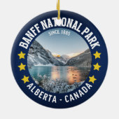 Banff National Park Alberta Canada セラミックオーナメント (裏面)