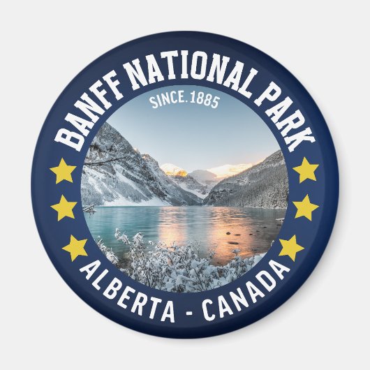 Banff National Park Alberta Canada マグネット (正面)