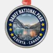 Banff National Park Alberta Canada メタルオーナメント (正面)