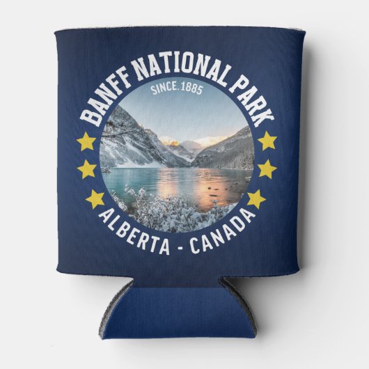 Banff National Park Alberta Canada 缶クーラー (正面)