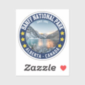 Banff National Park Alberta Canada Since 1885 シール (シート)