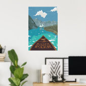 Banff National Park Alberta Canada Travel Poster ポスター (ホームオフィス)