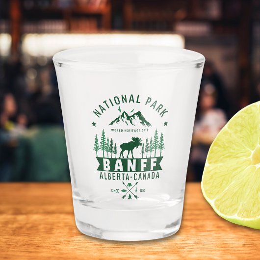 Banff National Park Beautiful Landscape ショットグラス