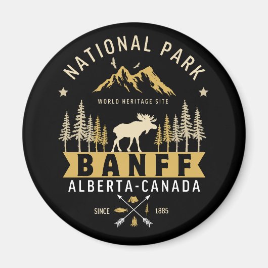 Banff National Park Beautiful Landscape マグネット (正面)