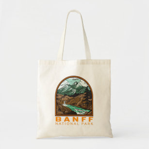 Banff National Park Canada Travel Vintage トートバッグ