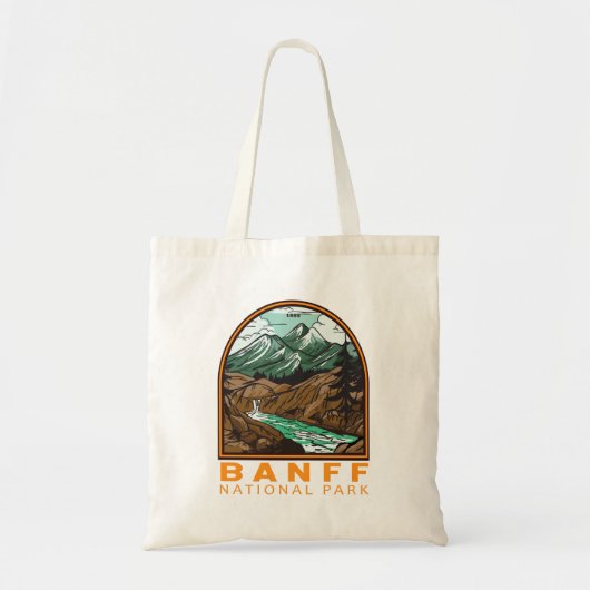 Banff National Park Canada Travel Vintage トートバッグ (正面)