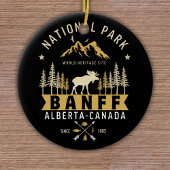 Banff National Park Cute Landscape セラミックオーナメント