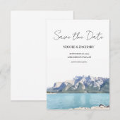 Banff National Park - Flat Save The Date Card セーブザデート (正面/裏面)
