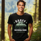Banff National Park Forest Bear Design Tシャツ