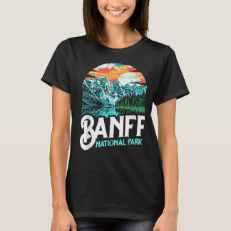 Banff National Park Lake Louise Canada Vintage Gra Tシャツ