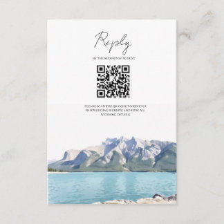 Banff National Park - Response Card 出欠カード