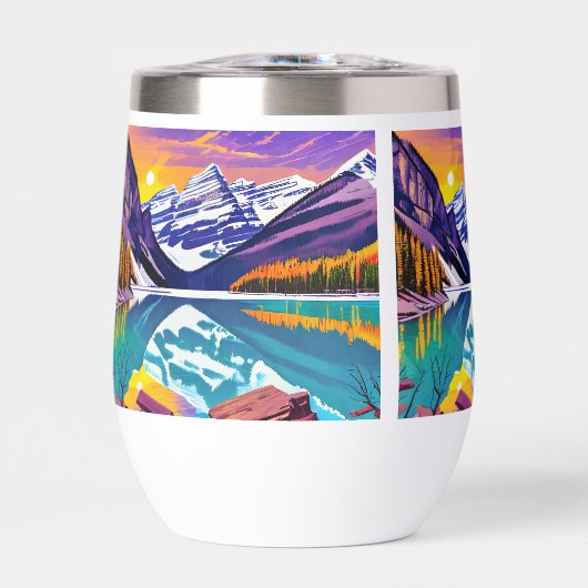 Banff National Park Retro Poster Art (正面)