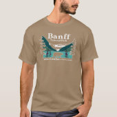 Banff National Park retro Tシャツ (正面)