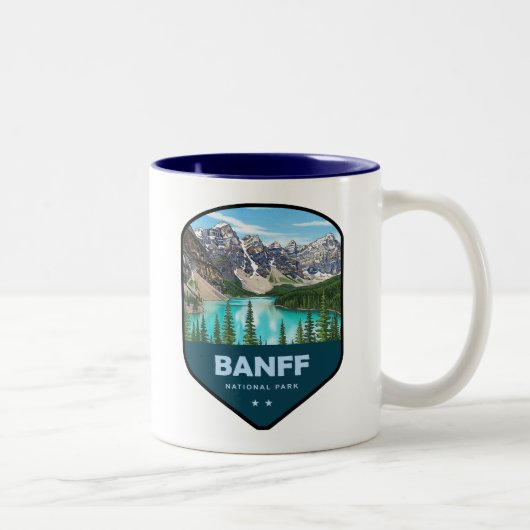 Banff National Park Shield ツートーンマグカップ (右)