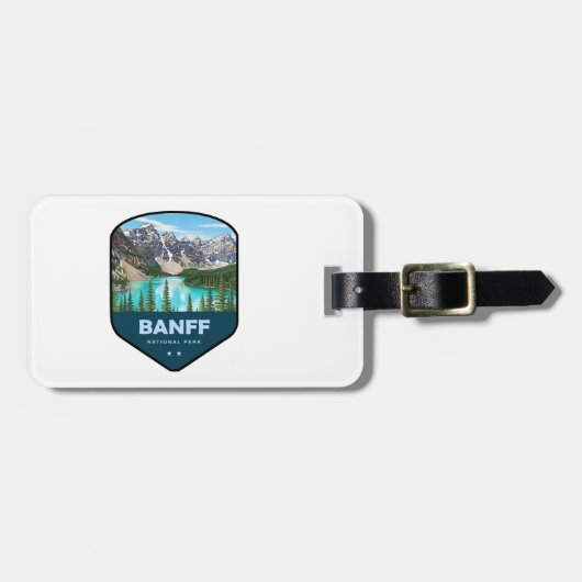 Banff National Park Shield ラゲッジタグ (正面横)