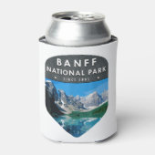 BANFF National Park T Shirt Hiking Tee Wanderlust. 缶クーラー (缶正面)