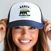 Banff National Park Wildlife – Rustic Bear Design キャップ