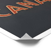 Banff Travel Poster Alberta Canada Art Canadian ポスター (角)