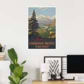 Banff Travel Poster Alberta Canada Art Canadian ポスター (ホームオフィス)
