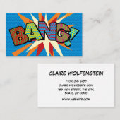 BANGおもしろいレトロ漫画 名刺 (正面/裏面)
